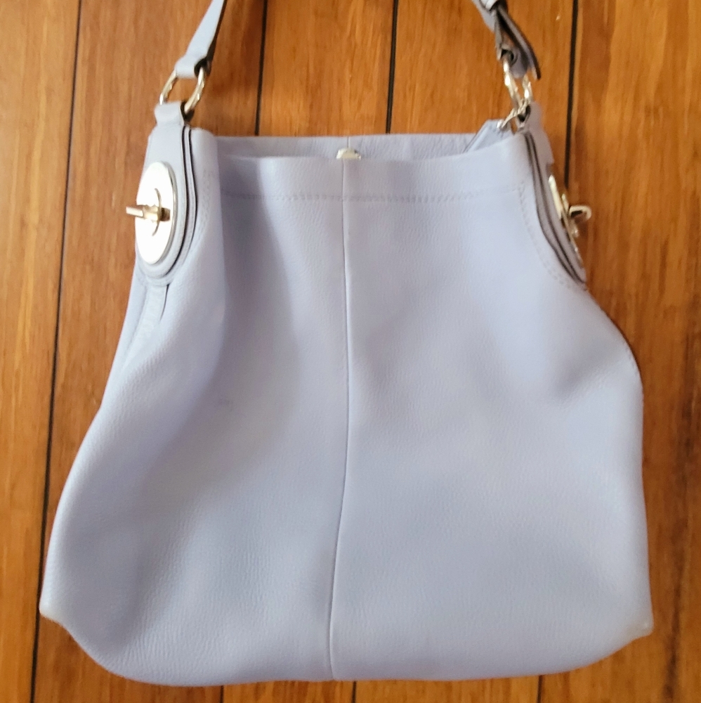 Coach Pastel Blue Leather Bag